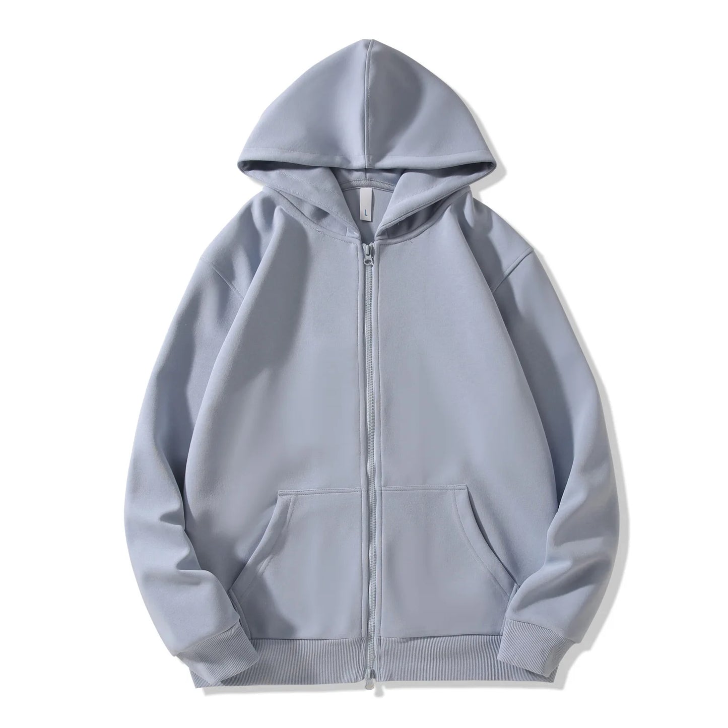 Men's Hooded Zipper Versatile Sweatshirt for Autumn and Winter