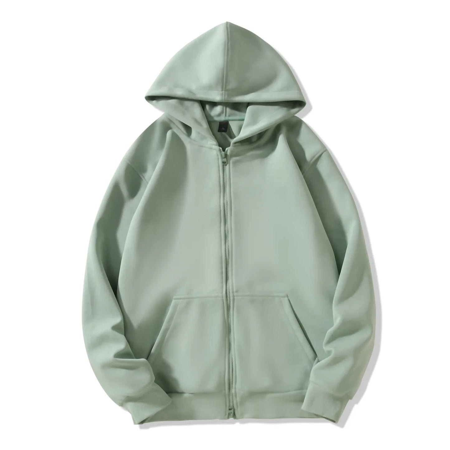 Men's Hooded Zipper Versatile Sweatshirt for Autumn and Winter