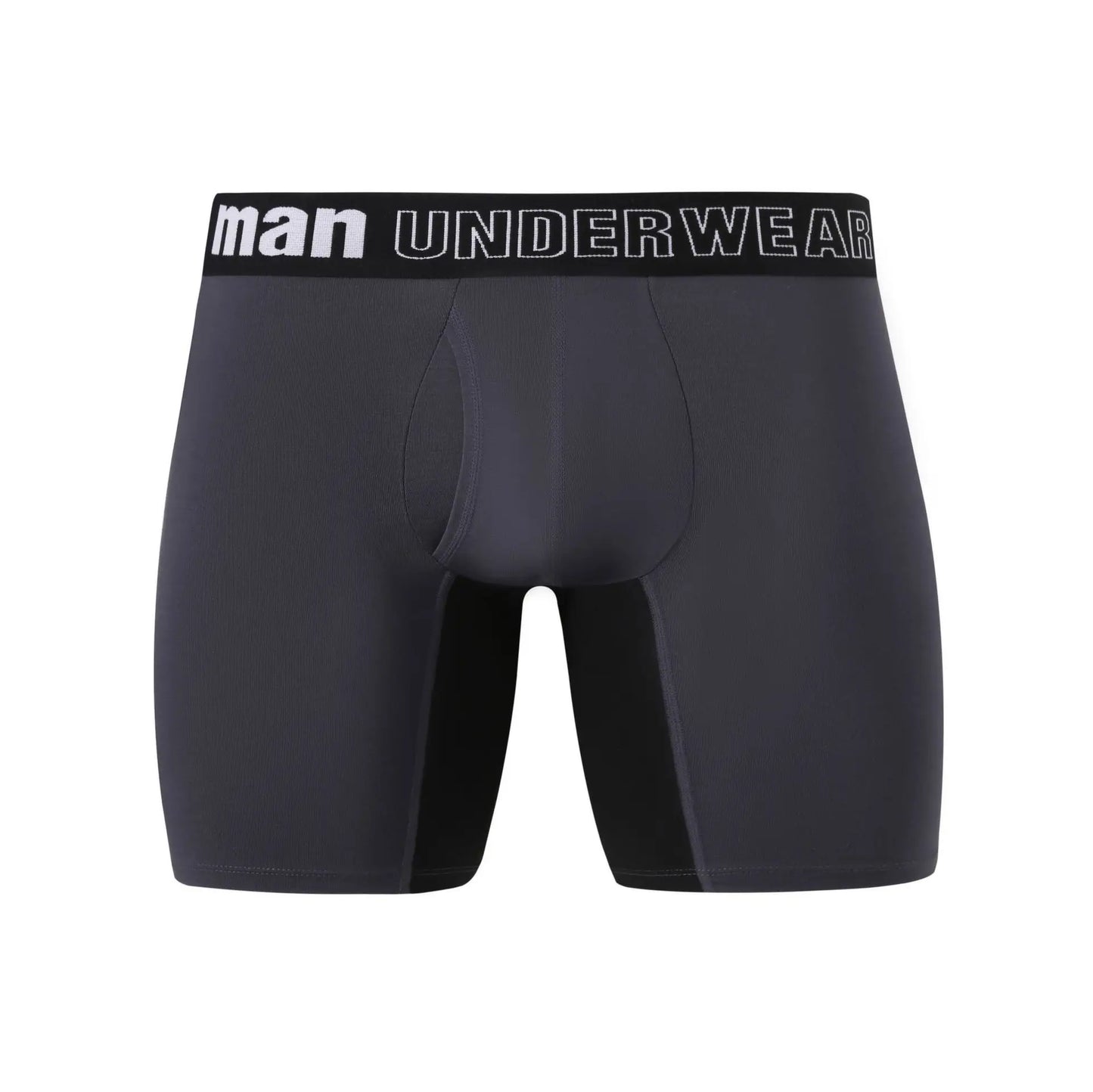 Men's Mid Waist Bamboo Fiber Plus Size Boxer Shorts