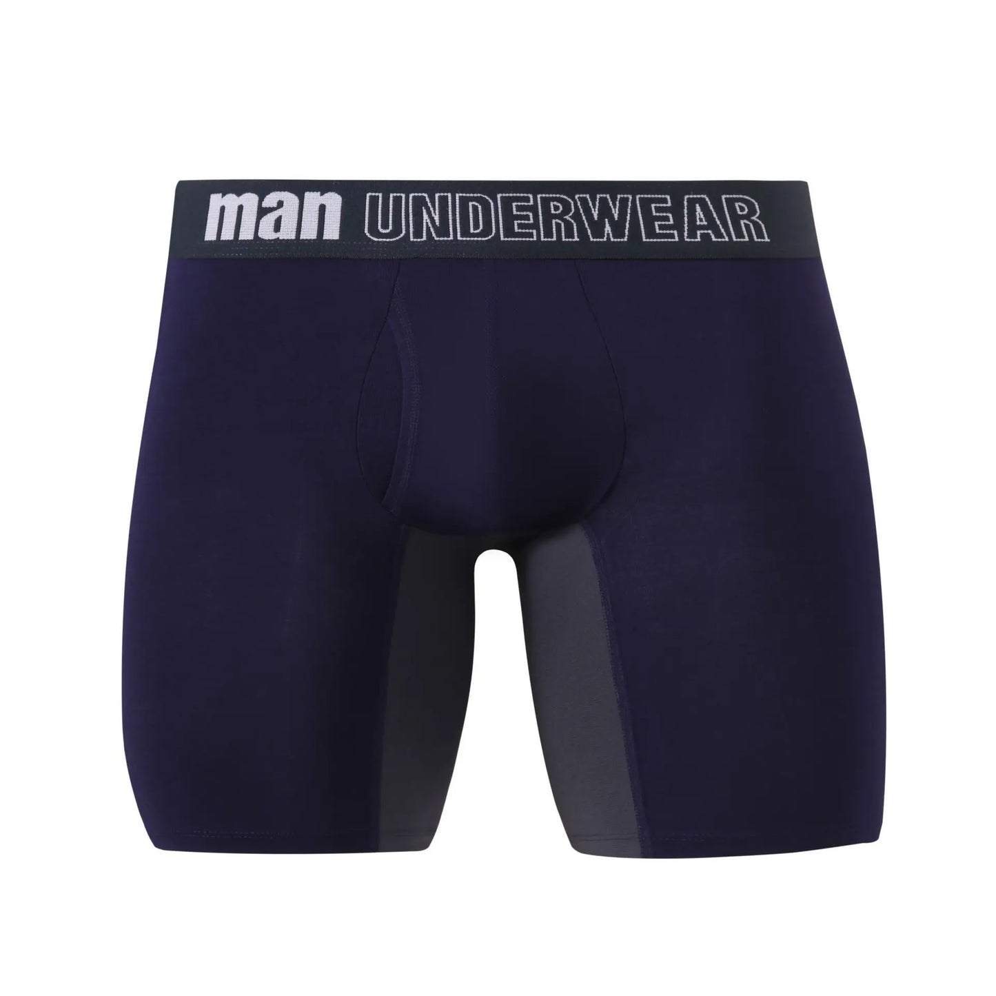 Men's Mid Waist Bamboo Fiber Plus Size Boxer Shorts