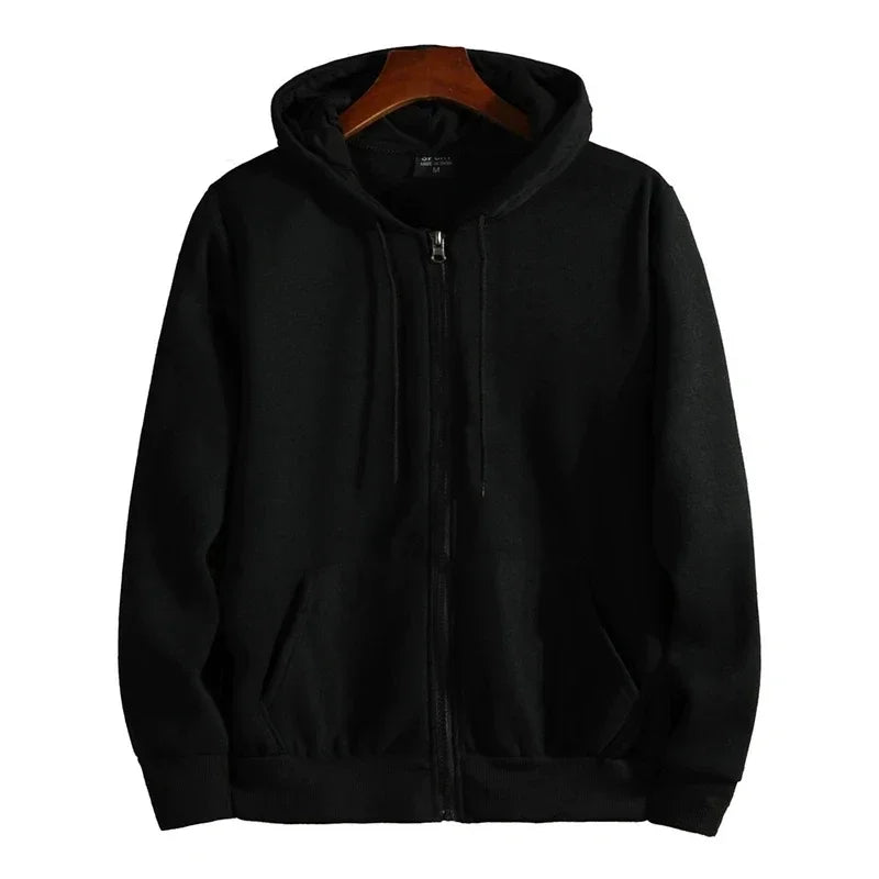 Men's Loose Zipper Sports Hoodie