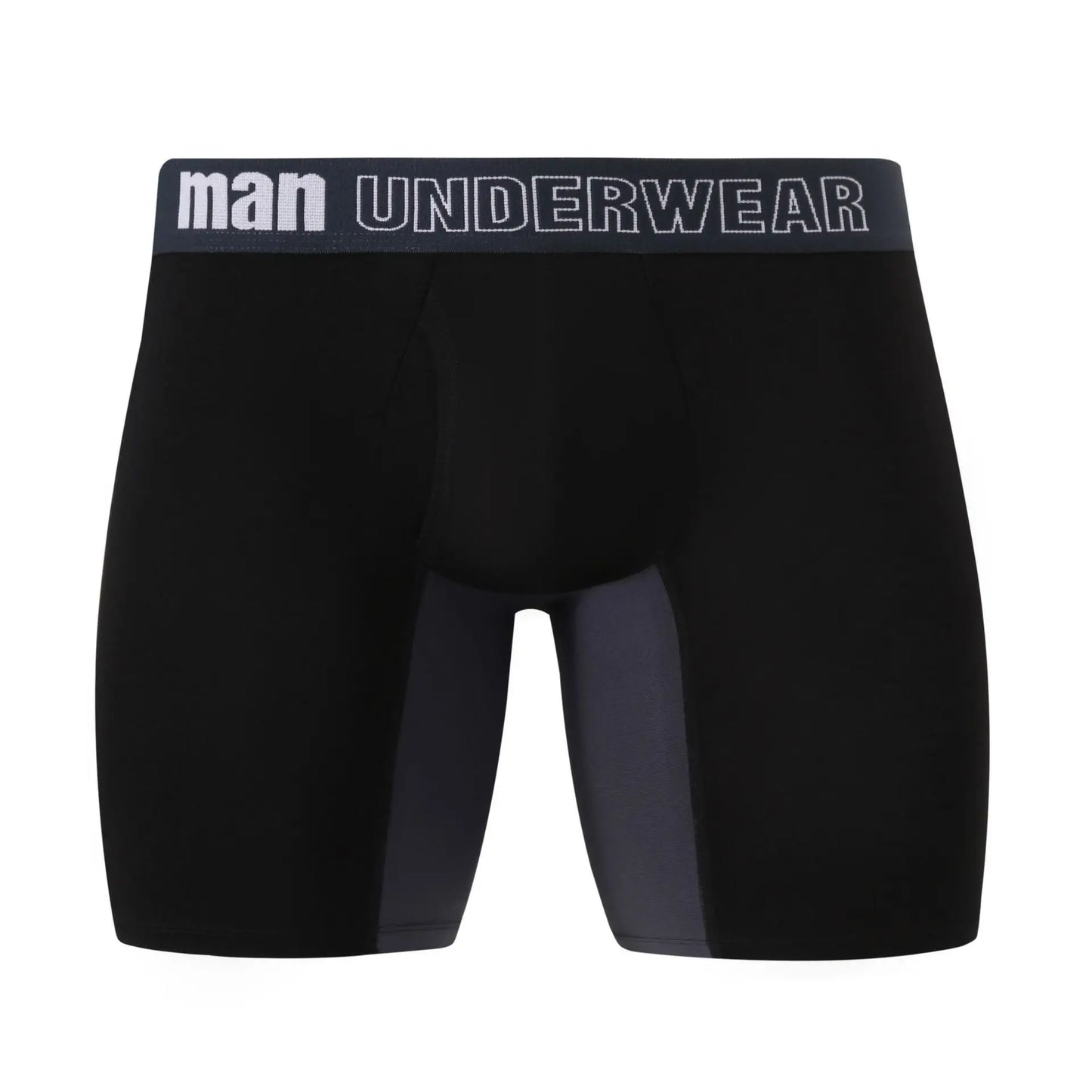 Men's Mid Waist Bamboo Fiber Plus Size Boxer Shorts