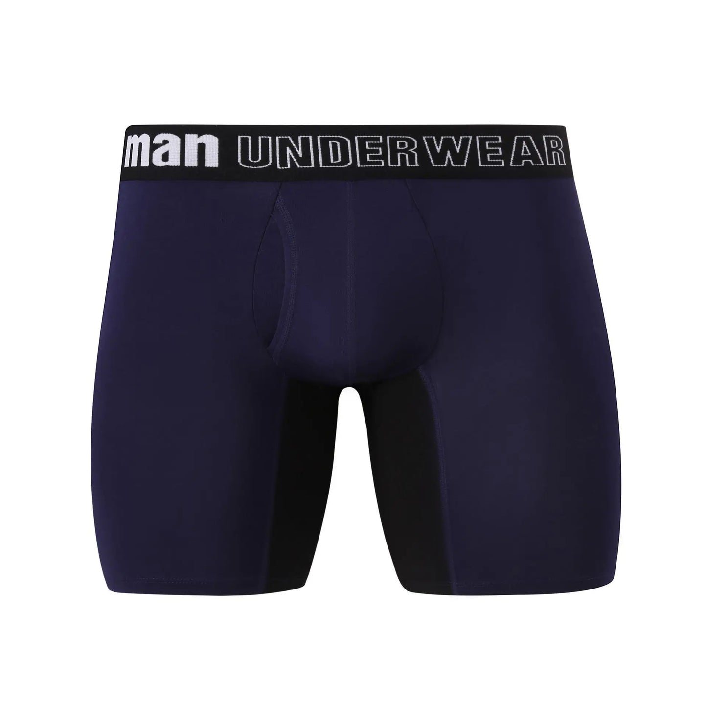 Men's Mid Waist Bamboo Fiber Plus Size Boxer Shorts