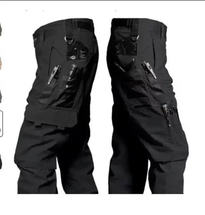 Men's Tactical Outdoor Waterproof Multi-pocket Cargo Trousers