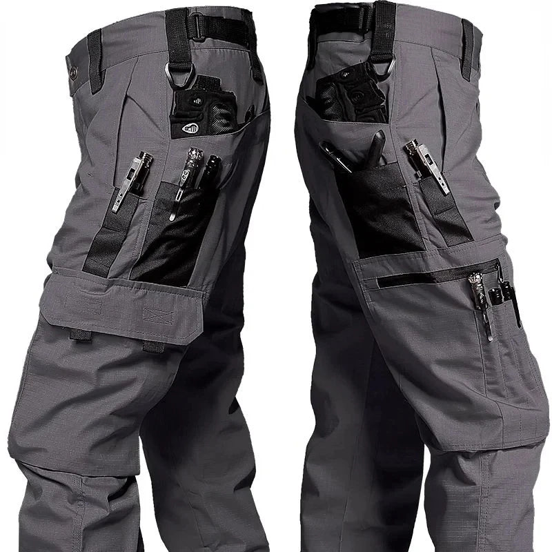 Men's Tactical Outdoor Waterproof Multi-pocket Cargo Trousers