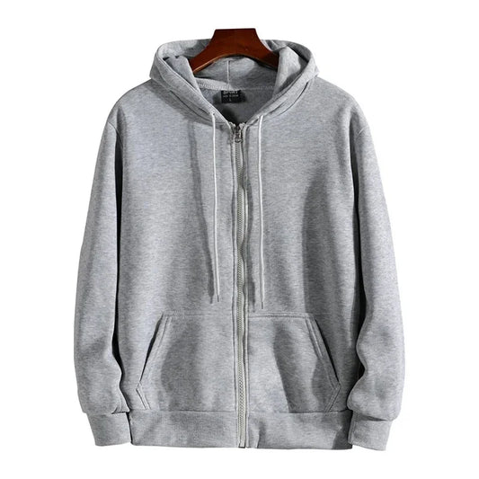 Men's Loose Zipper Sports Hoodie