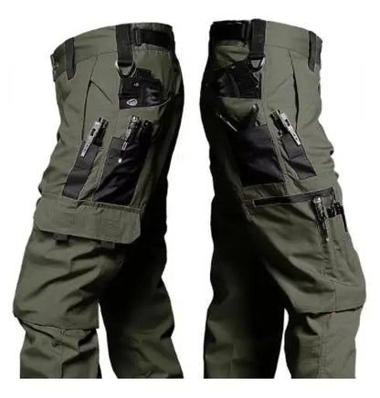 Men's Tactical Outdoor Waterproof Multi-pocket Cargo Trousers