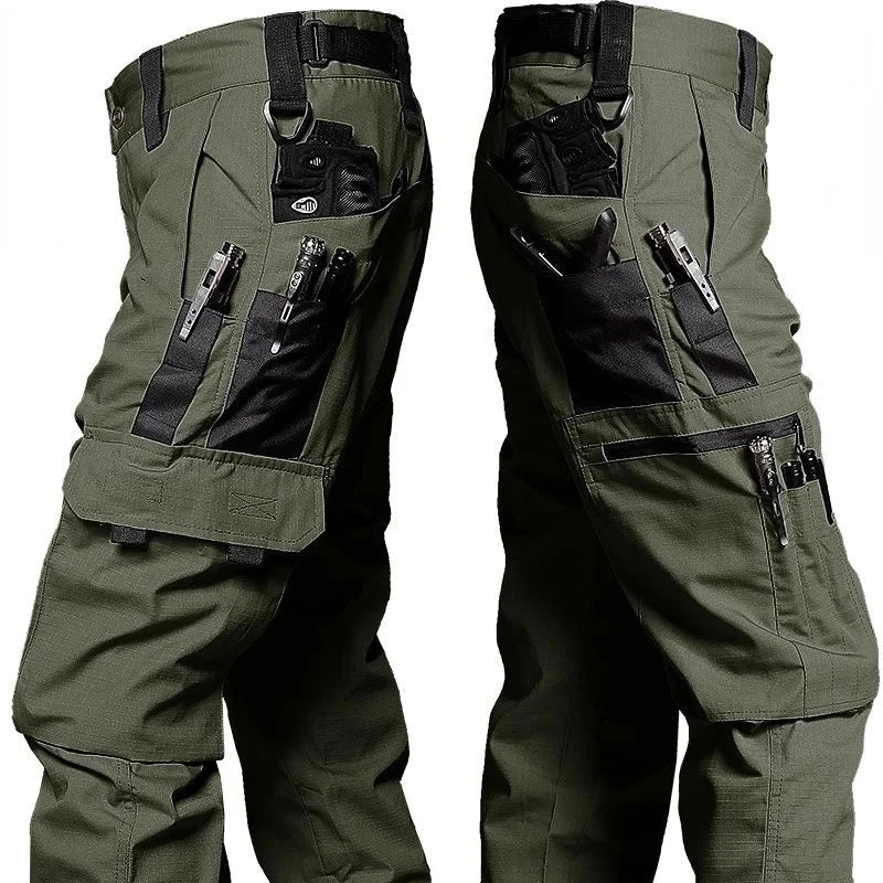 Men's Tactical Outdoor Waterproof Multi-pocket Cargo Trousers