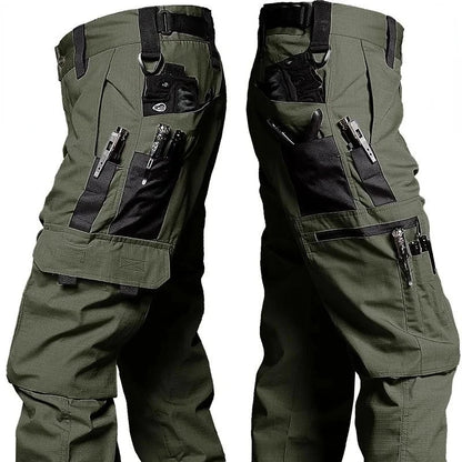 Men's Tactical Outdoor Waterproof Multi-pocket Cargo Trousers