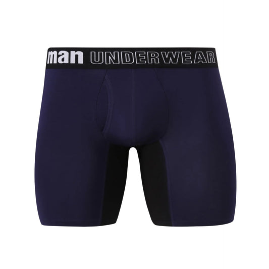 Men's Mid Waist Bamboo Fiber Plus Size Boxer Shorts