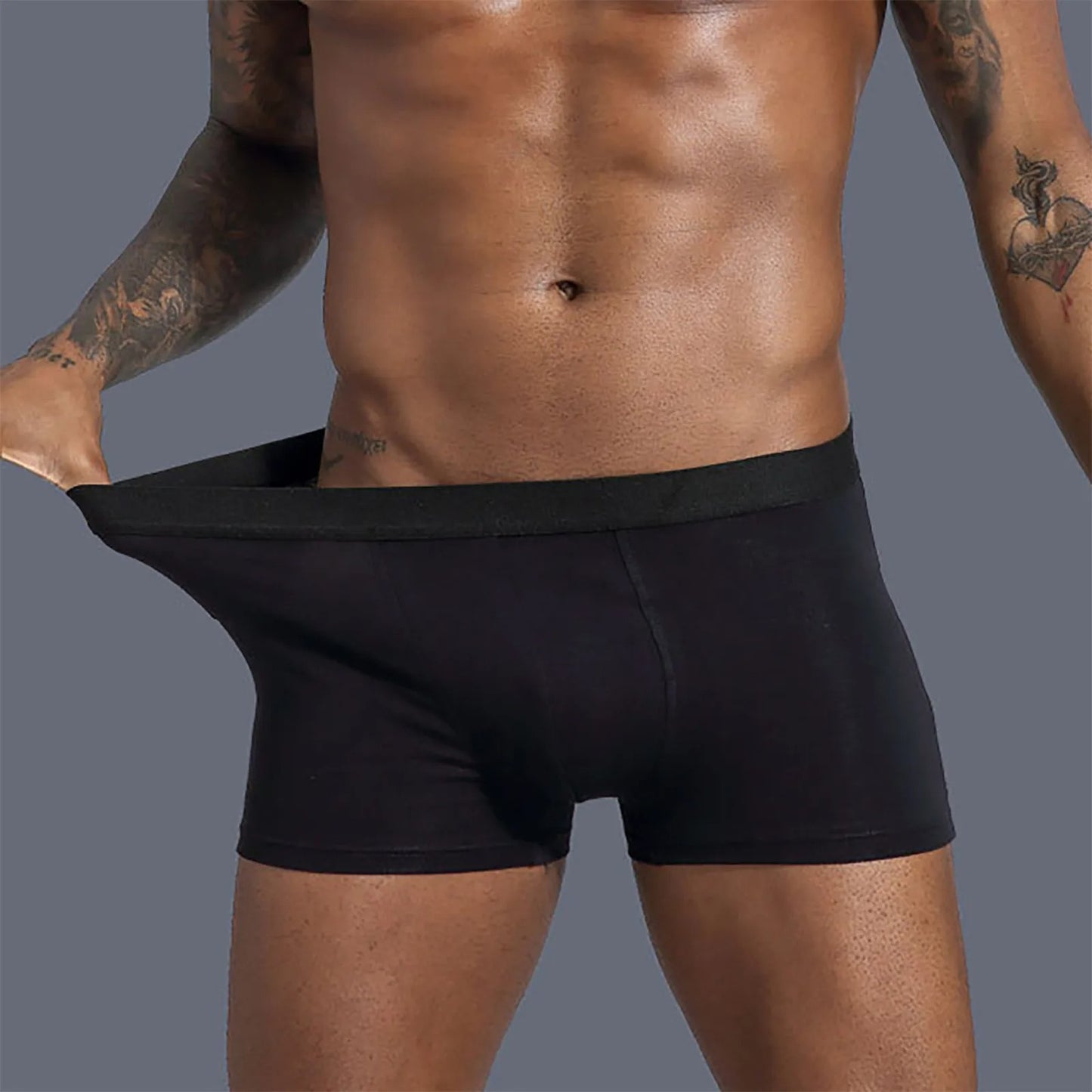 Men's Black Boxers