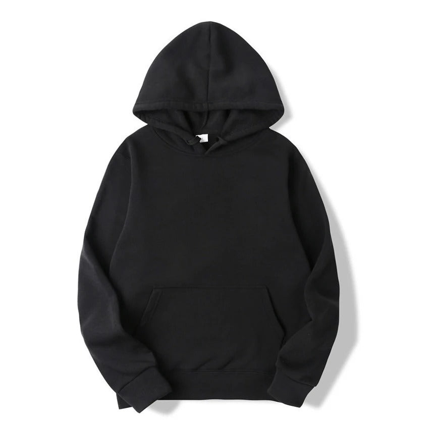 Plain Black Hoodie