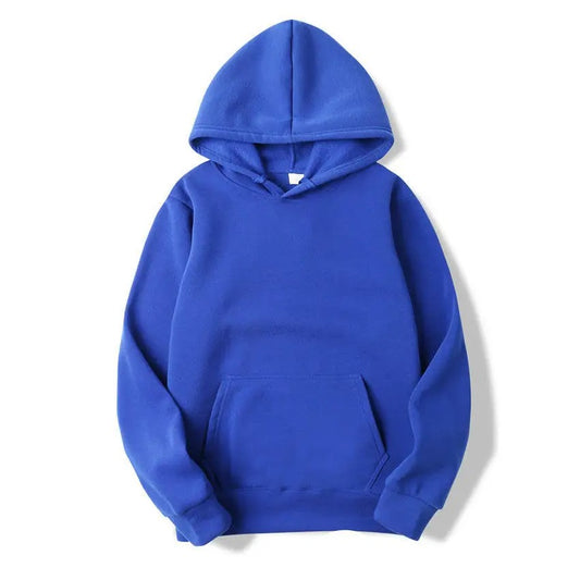 Plain Blue Hoodie