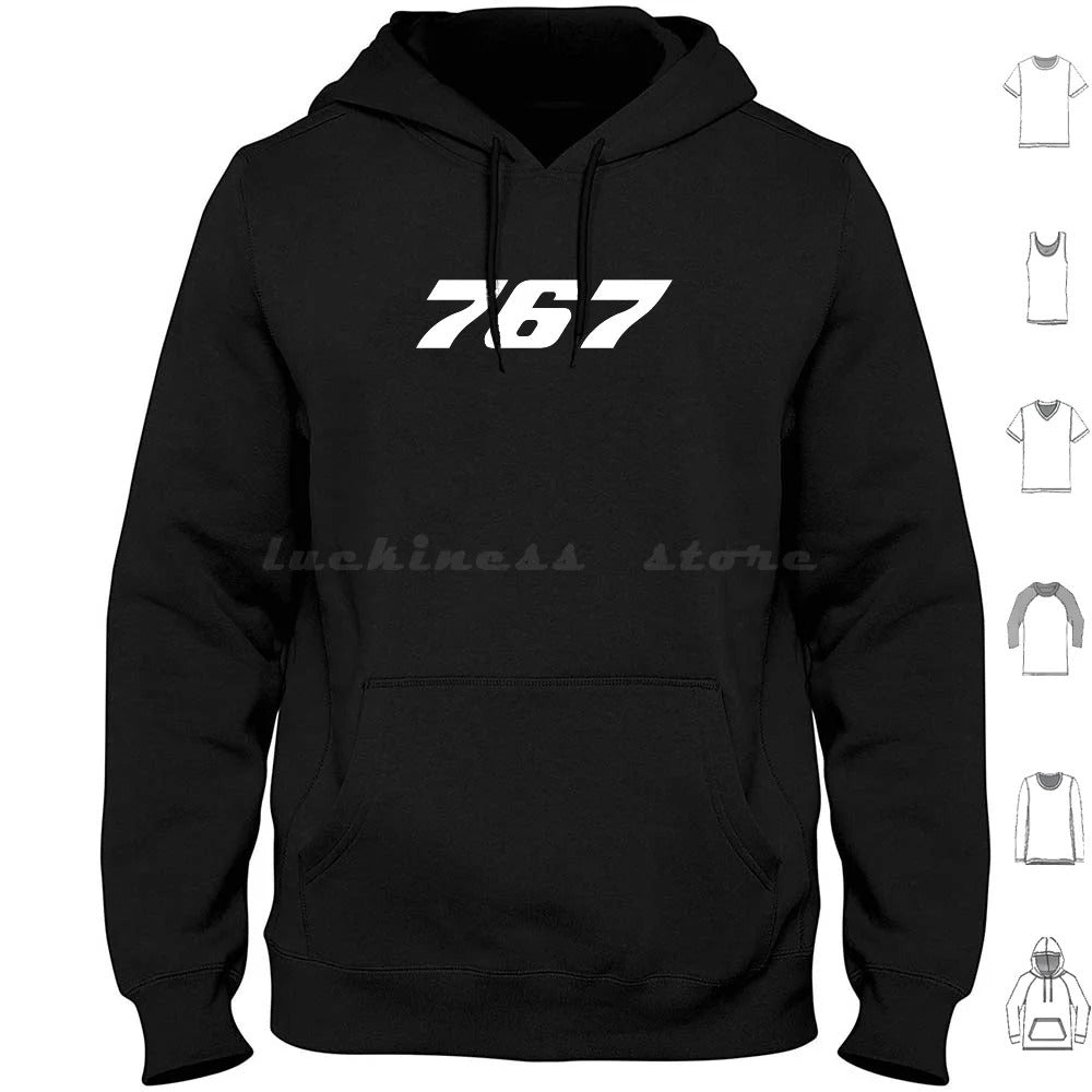 Black 767 Hoodie