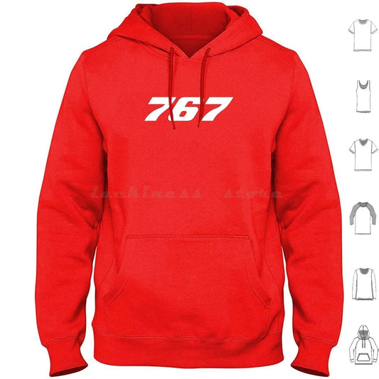 Red 767 Hoodie