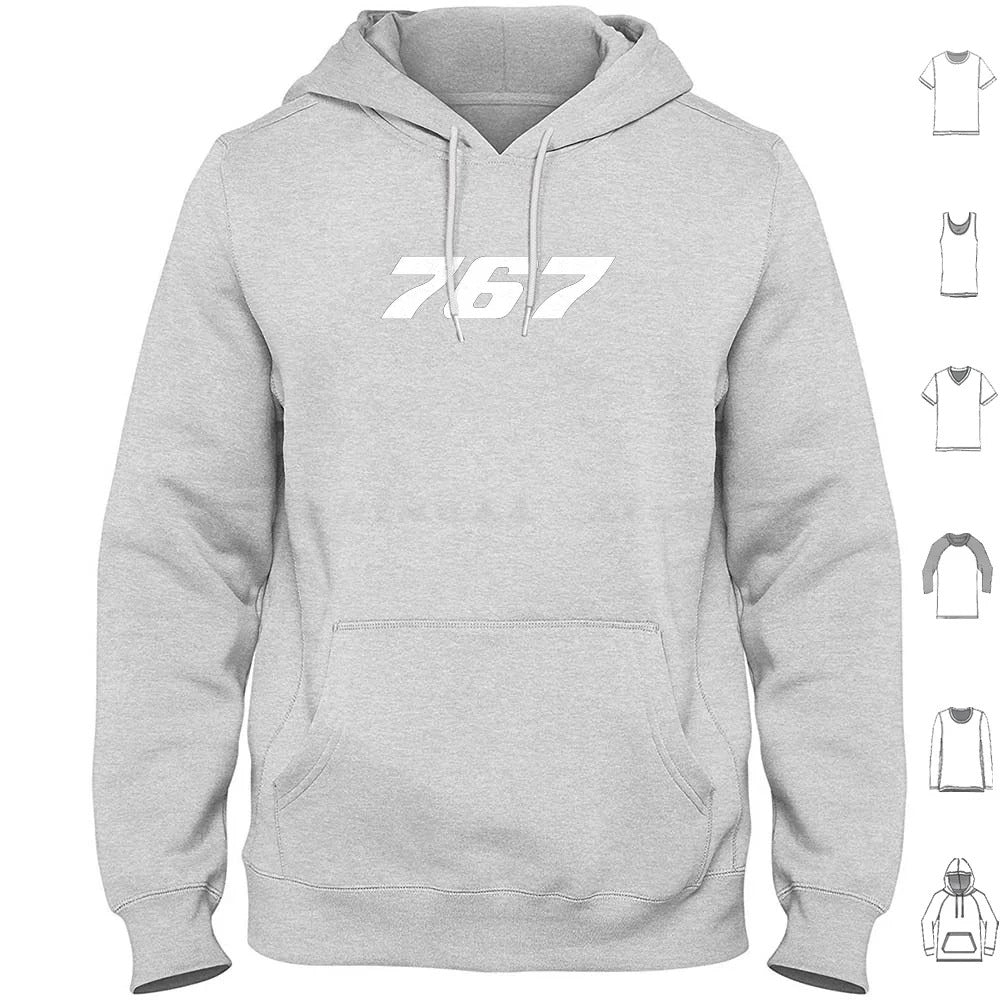 Dark Grey 767 Hoodie