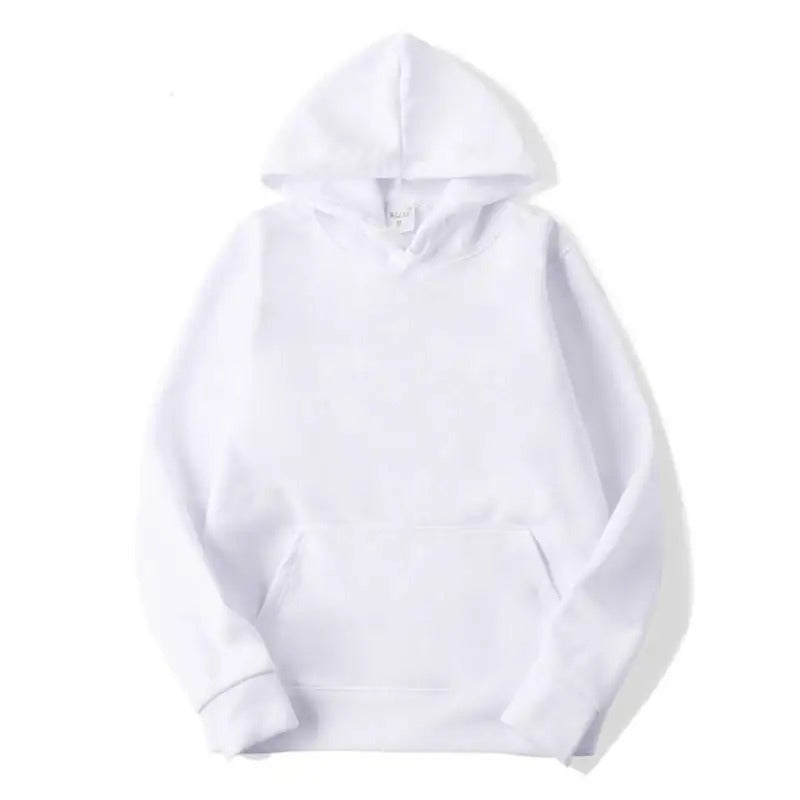 Plain White Hoodie